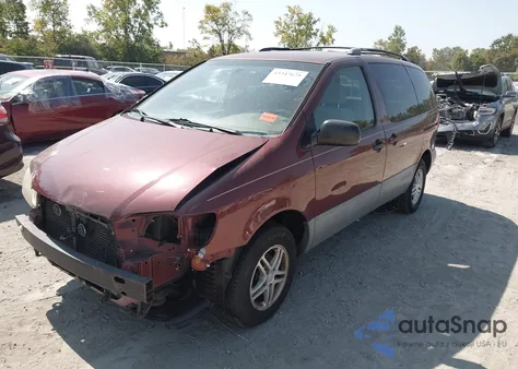 2001 Toyota Sienna Le from USA, damaged, VIN 4T3ZF13C31U327930